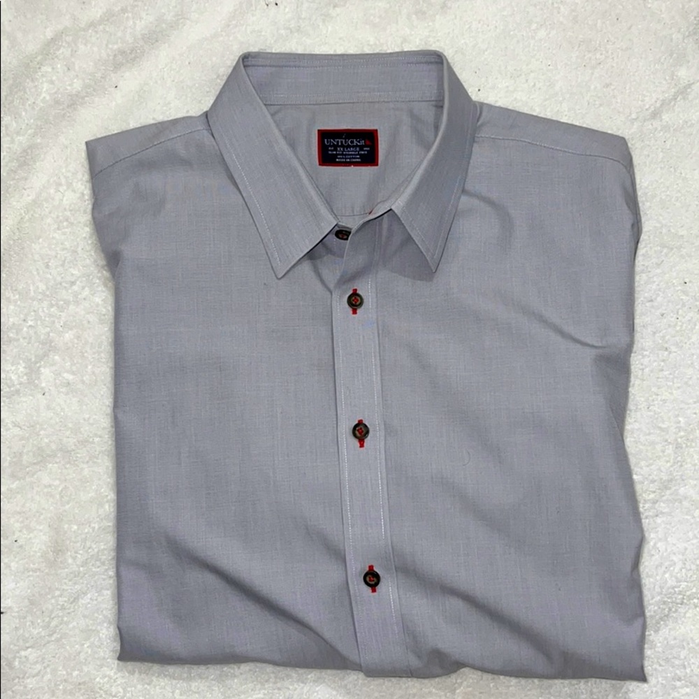 Untuckit Men’s Gray Size XXL NWOT